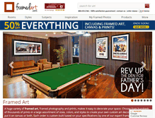 Tablet Screenshot of framedart.com